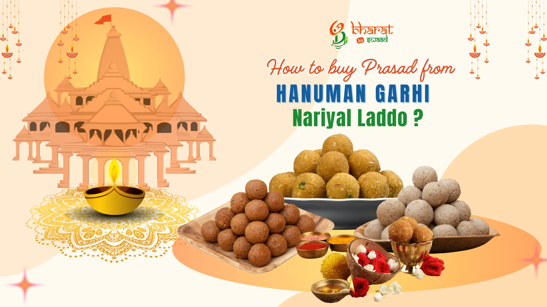 How to buy Prasad from Hanuman Garhi Nariyal Laddo ?