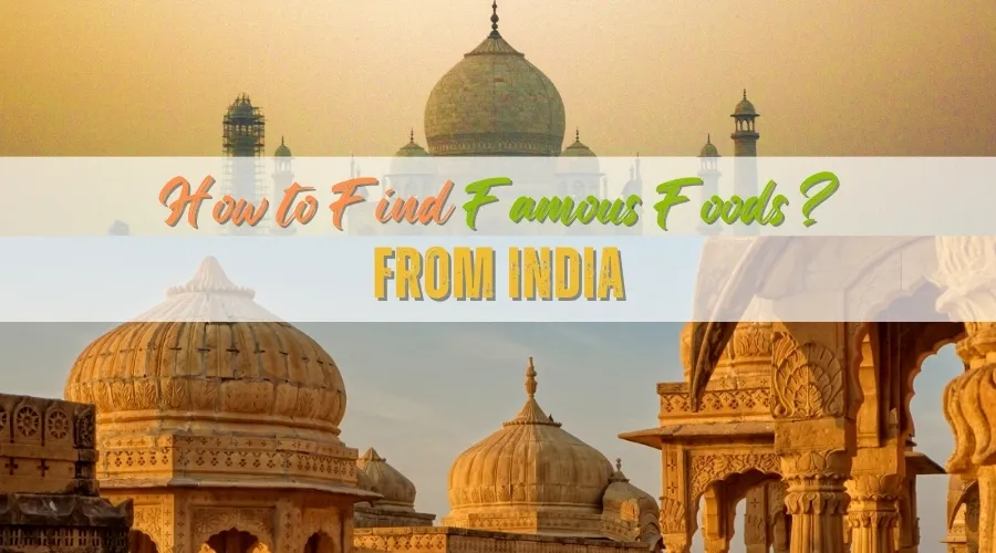  How to Find Famous Foods from India
