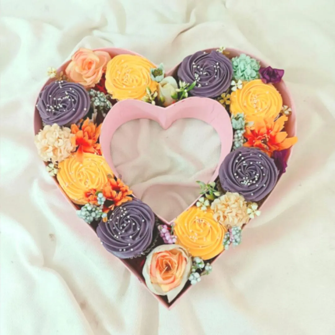 Cup Cake Bouquets / Baskets from Ghaziabad (500g)