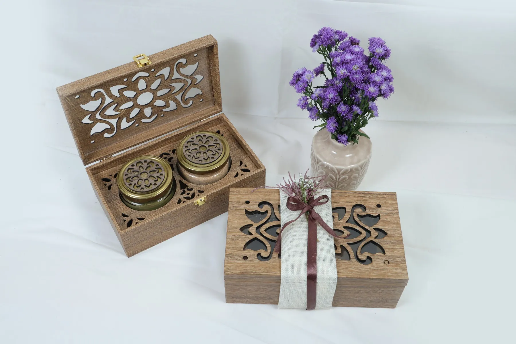 2 Jar Gift Box (Pack of 2) – Premium Quality Box, Ideal for Gifting & Storage