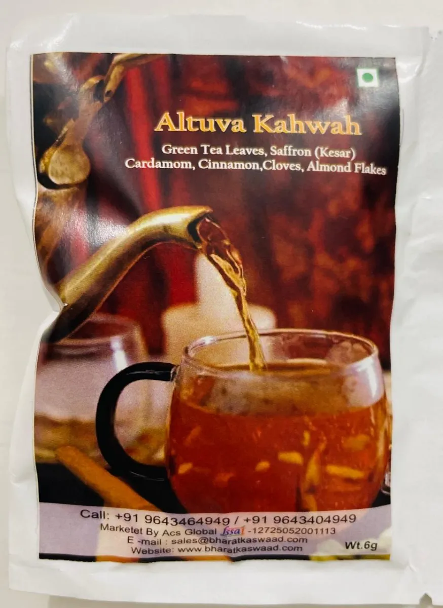ALTUVA Dry Fruits Kahwah - Pack of 10 (6g Each)