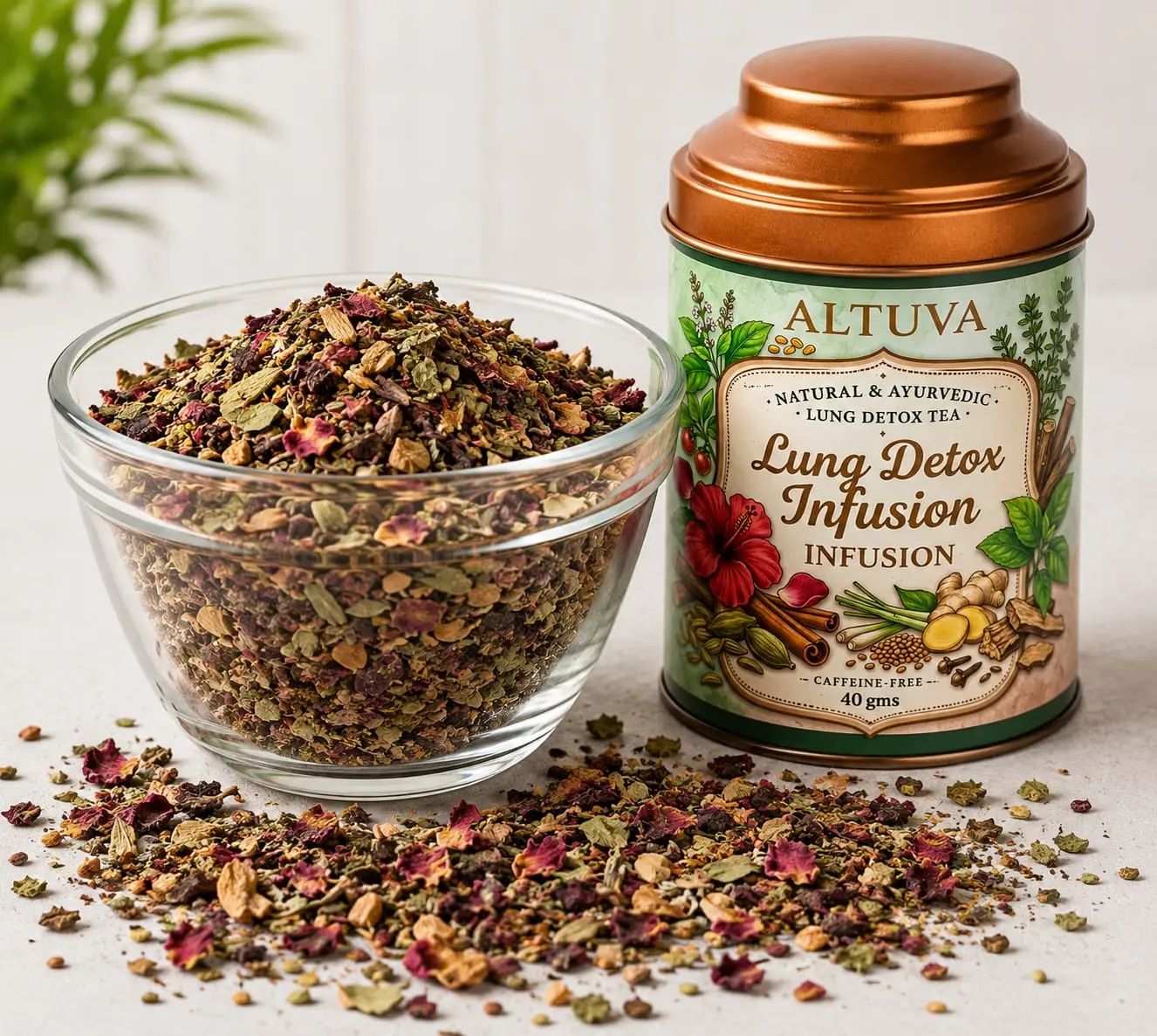 ALTUVA Premium Lung Detox Infusion (40g)