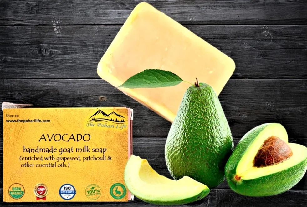 Avocado goat milk soap from Ramgarh (75 grams)