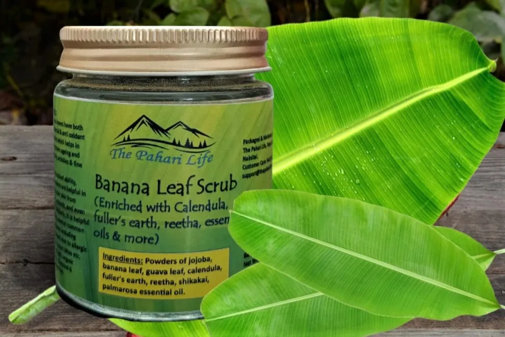 Banana Leaf Scrub from Harshil (75 grams)
