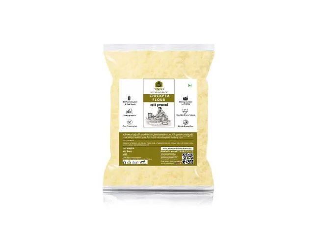 Natural Stone Grounded Cold Pressed Chickpea Flour