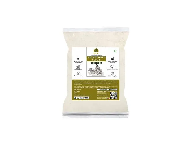 Natural Stone Grounded Cold Pressed Rolled Oats Flour