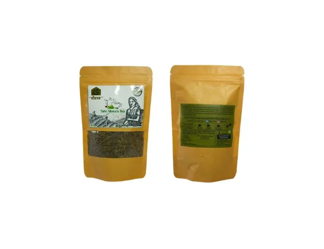 Tulsi Masala Tea Pouch from Dehradun - 50g (Pack of 2)