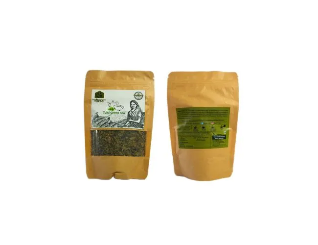 Tulsi Green Tea Pouch from Dehradun - 50g (Pack of 2)