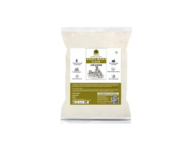 Natural Stone Grounded Cold Pressed  Khapli Wheat Flour 