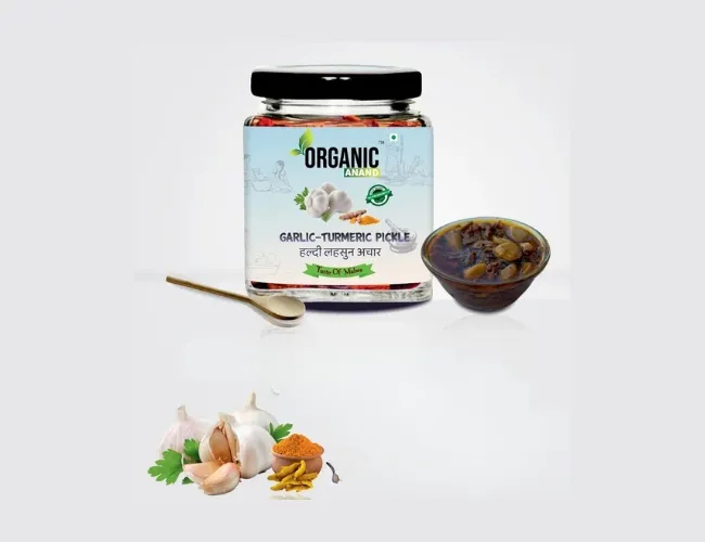 Garlic Turmeric Pickle from Mandasaur (250g)