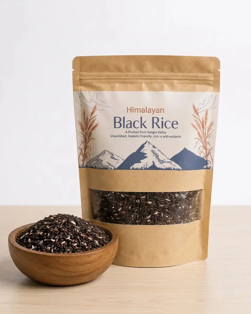 Black Rice from Kangra Himachal (500g)
