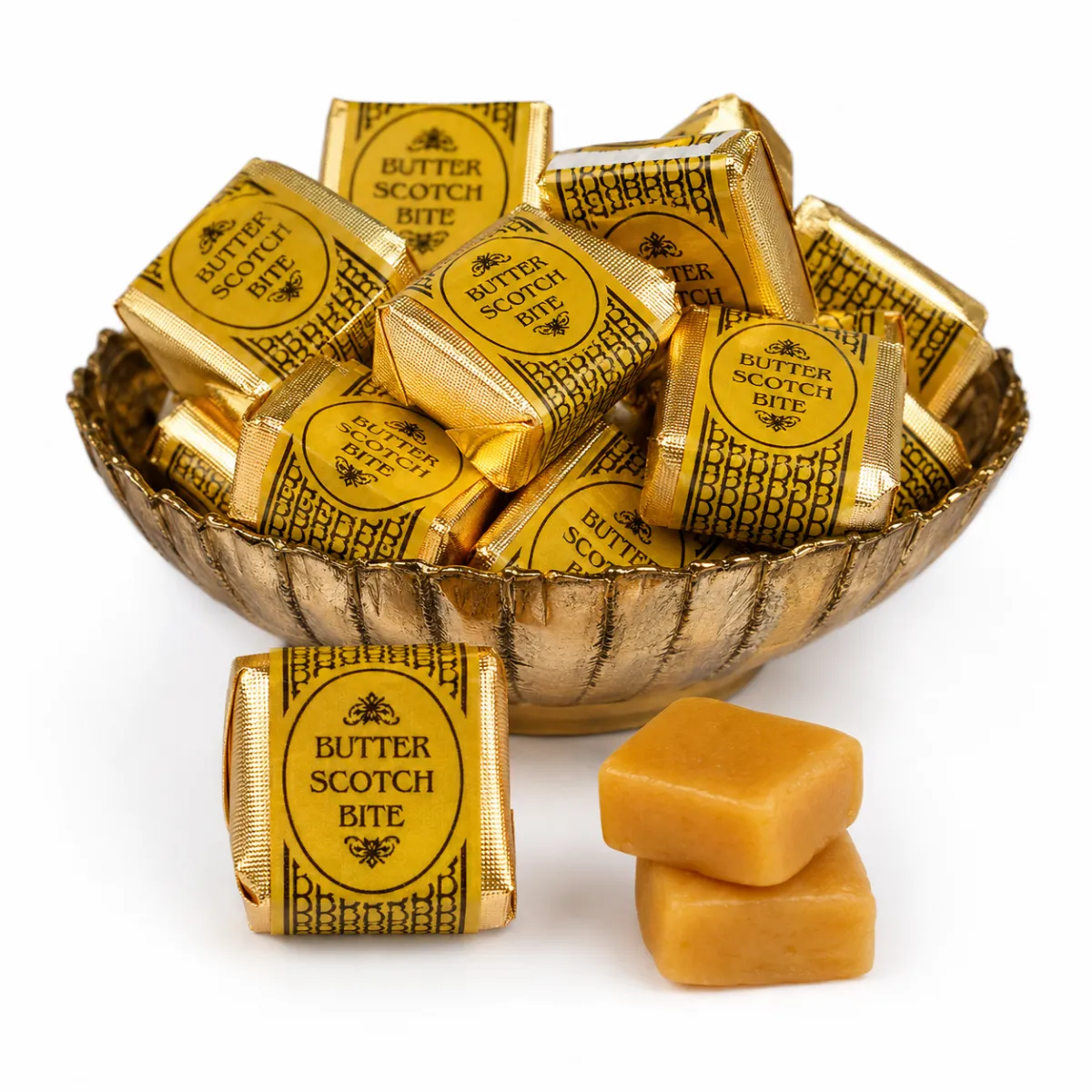 Butter Scotch Bite | Rich & Creamy Caramel Candy | Smooth Butterscotch Milk Bite