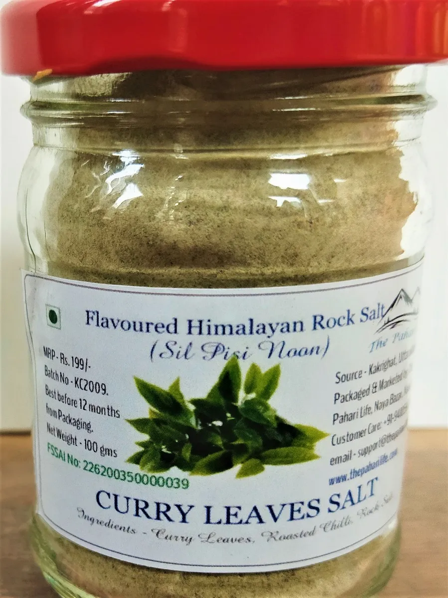 Curry Leaves Salt from Bhimtal (100gm)