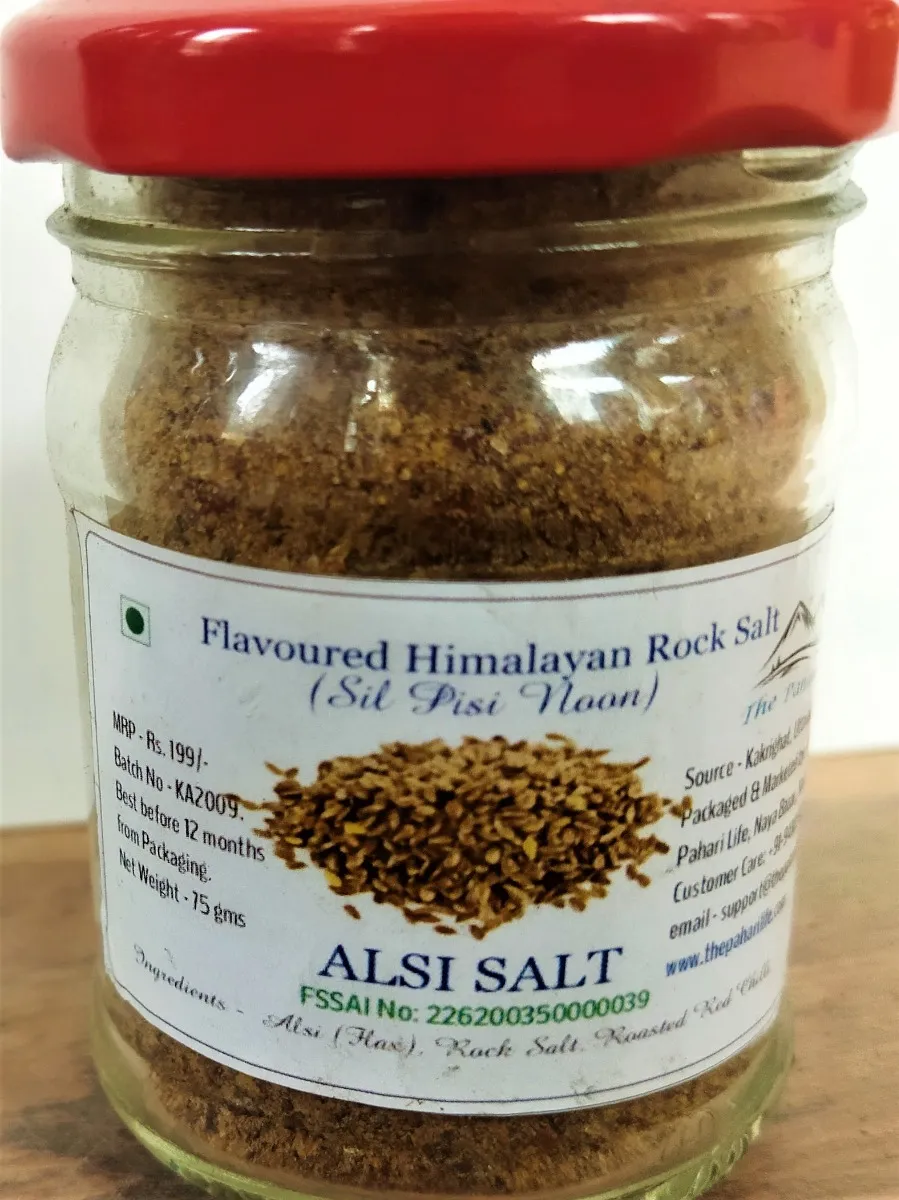 Flax Seeds Salt from Bhimtal (75gm )