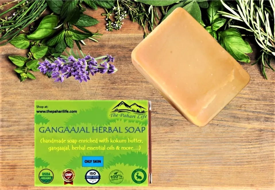 Gangaajal herbal soap from Ramgarh (75 grams)