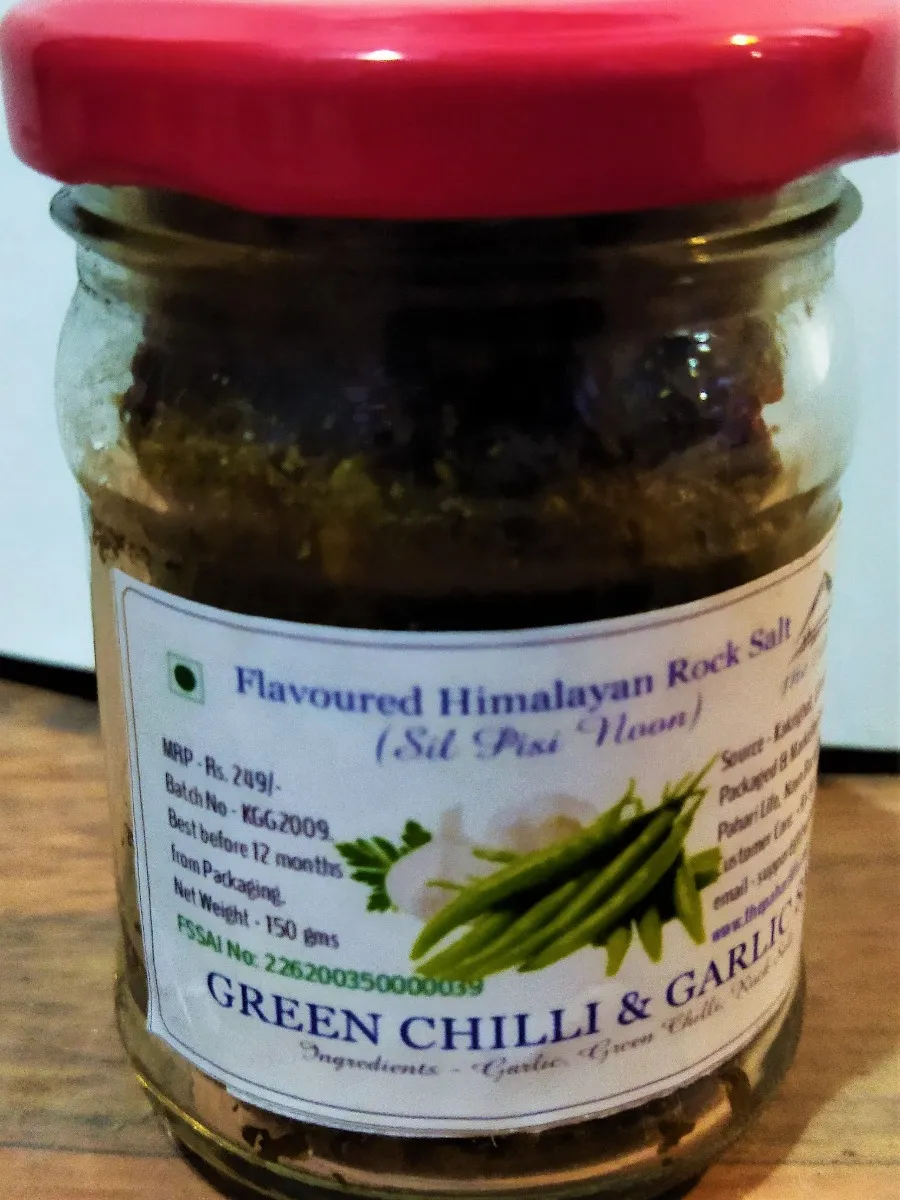 Green Chili & Garlic Salt from Bageshwar (150gm)