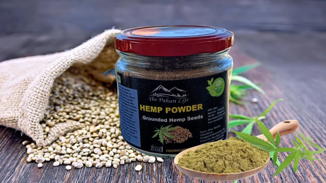 Cold Pressed Hemp (Bhang) Seeds Powder from Auli (200gm)