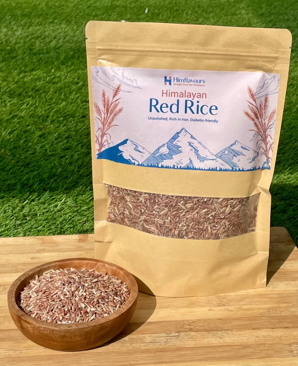 Himalayan Red Rice from Kangra
