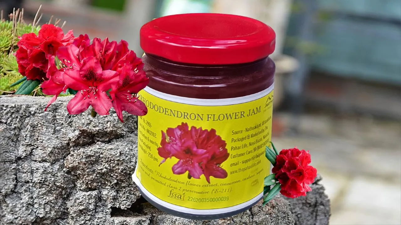 Rhododendron Jam from Bhimtal (250 ml)