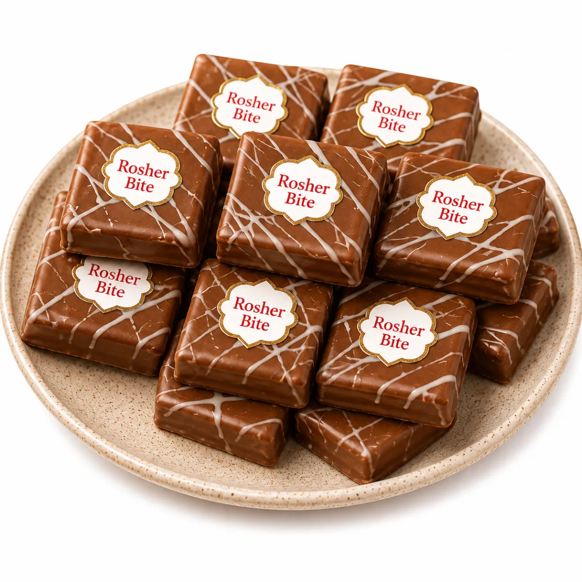 Rosher Bite – Premium Chocolate-Coated Crisp & Creamy Sweet