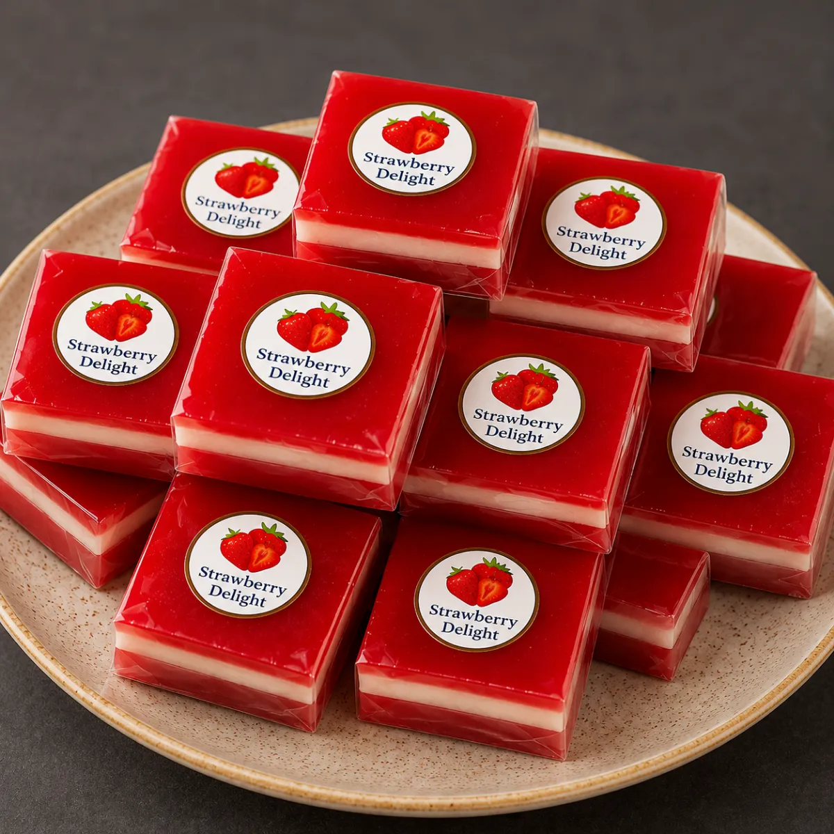 Strawberry Delight – Premium Strawberry Sweet Made with Real Strawberry Pulp